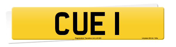 Registration number CUE 1